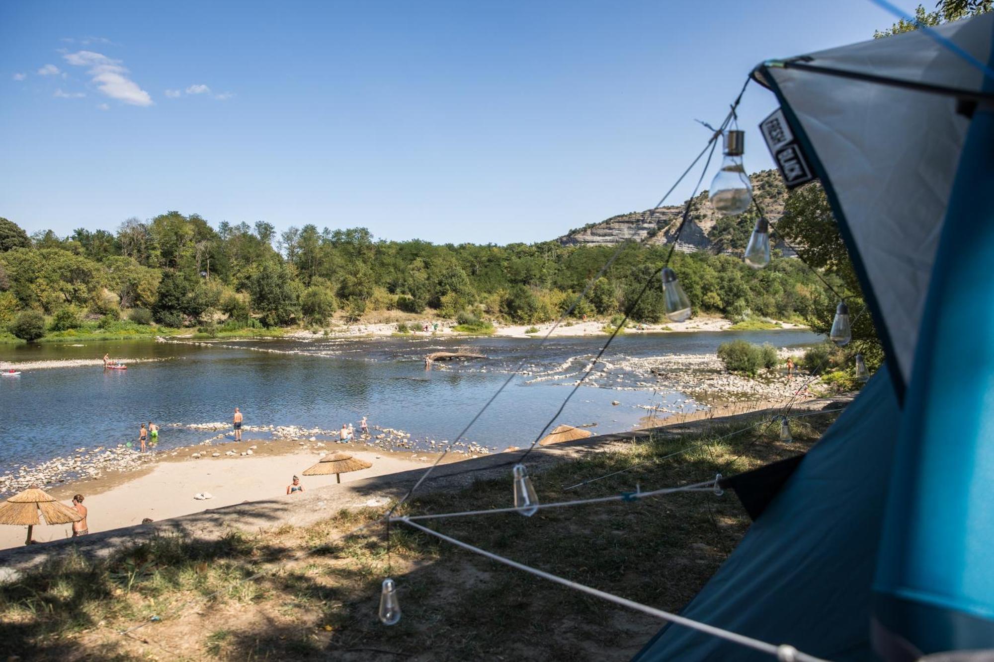 Camping RCN La Bastide en Ardèche Sampzon Exterior foto