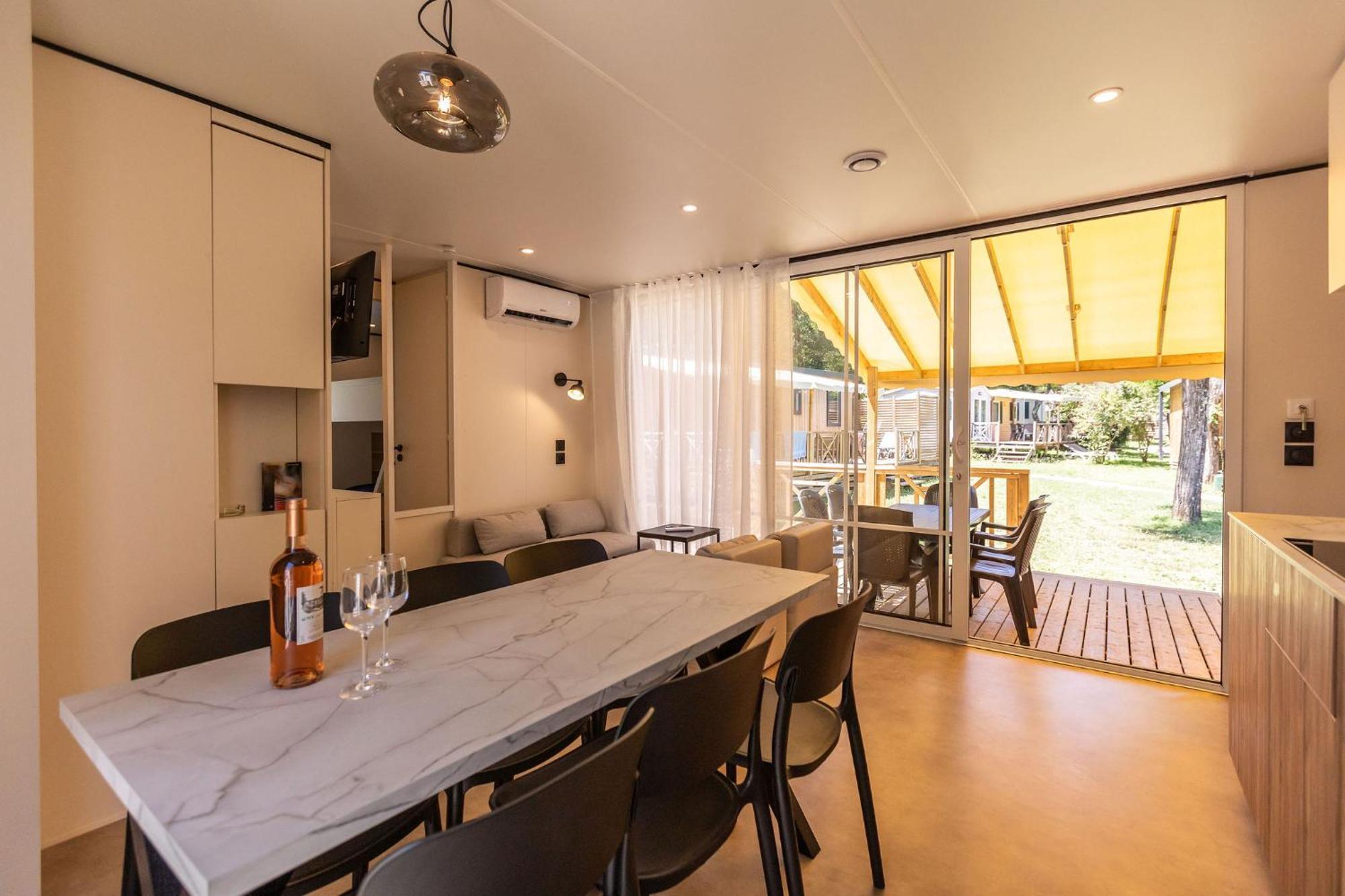 Camping RCN La Bastide en Ardèche Sampzon Habitación foto