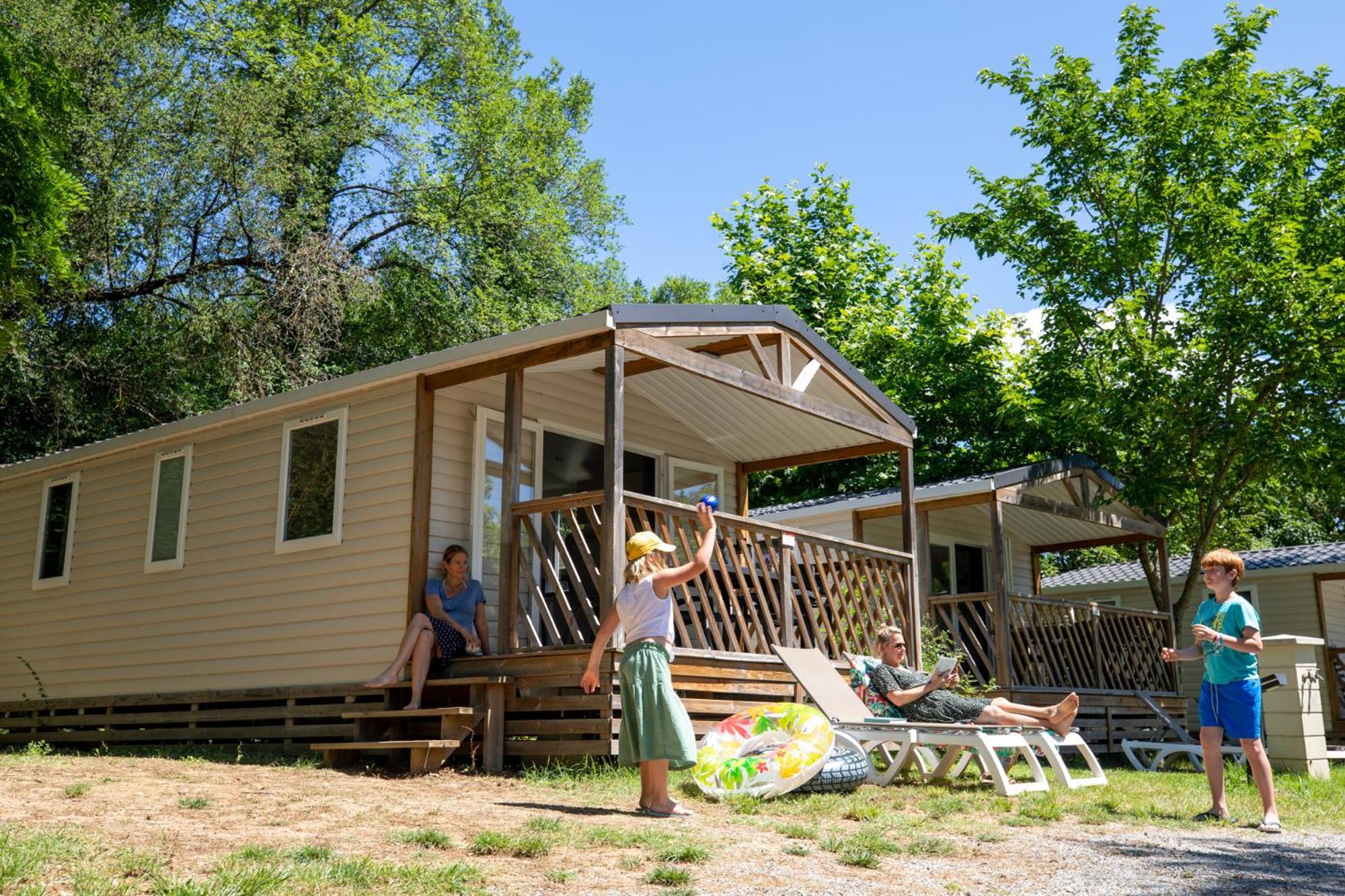 Camping RCN La Bastide en Ardèche Sampzon Habitación foto